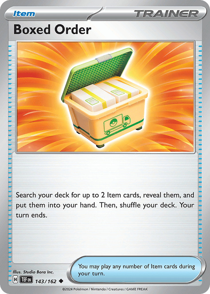 Boxed Order, 143/162, Standard