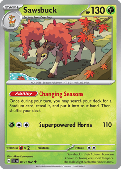 Sawsbuck, 17/162, Standard