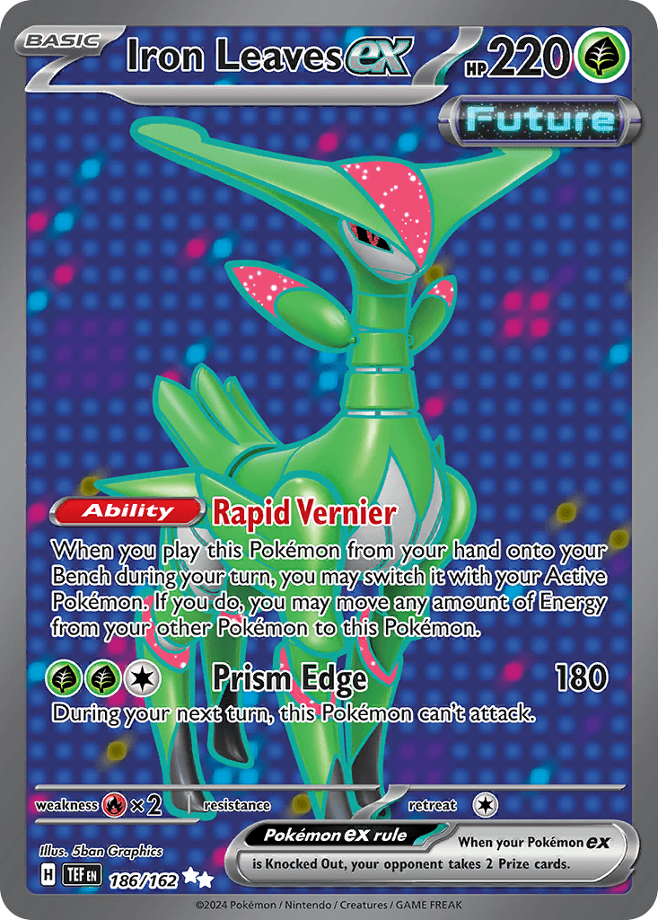 Iron Leaves ex, 186/162, Standard