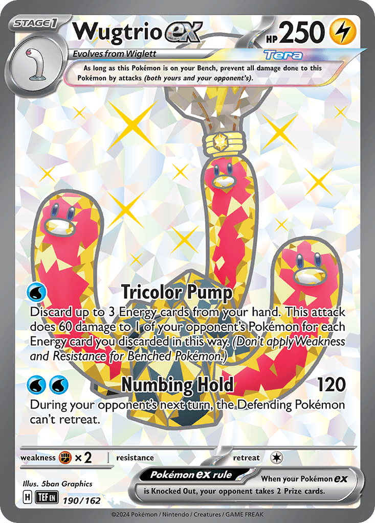 Wugtrio ex, 190/162, Standard