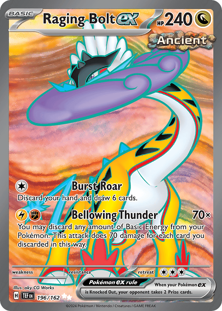 Raging Bolt ex, 196/162, Standard