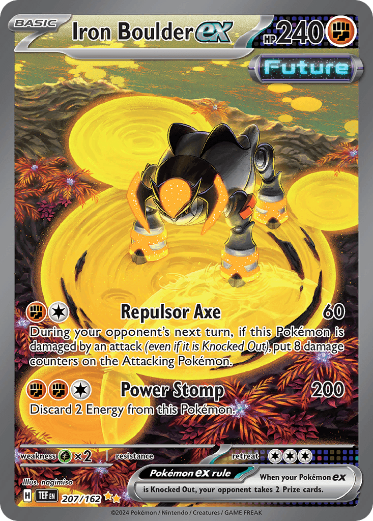 Iron Boulder ex, 207/162, Standard