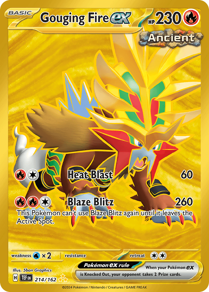 Gouging Fire ex, 214/162, Standard