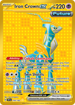 Iron Crown ex, 216/162, Standard