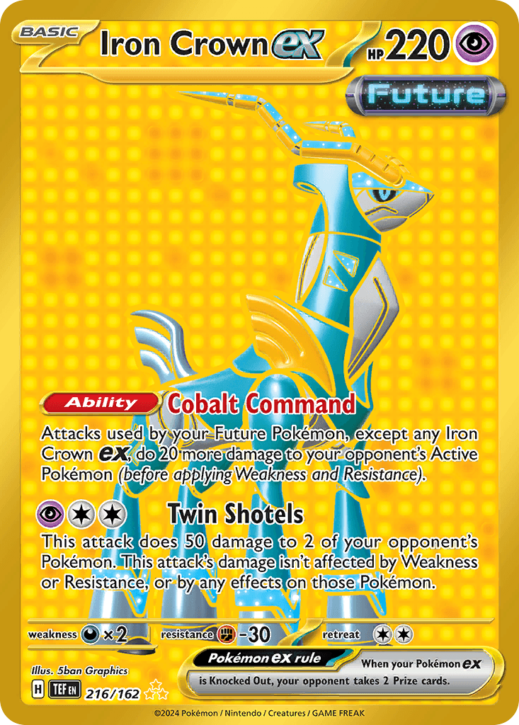 Iron Crown ex, 216/162, Standard