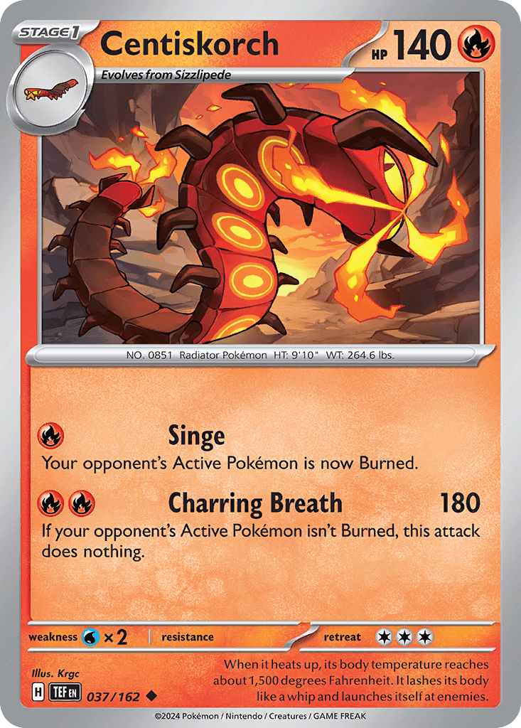Centiskorch, 37/162, Standard