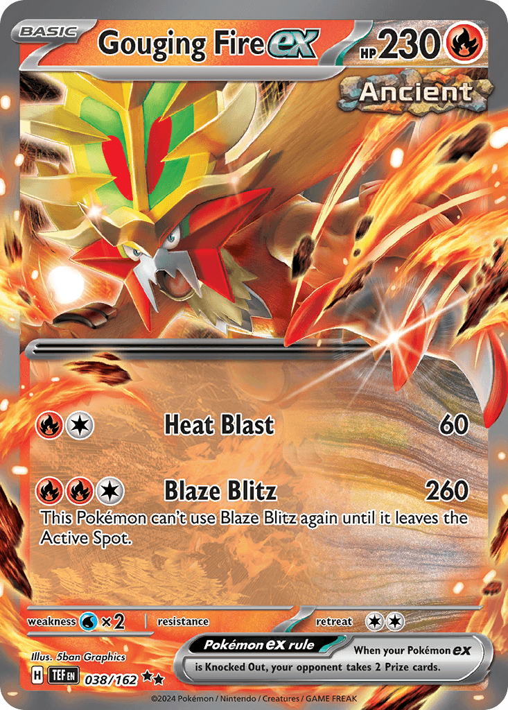 Gouging Fire ex, 38/162, Standard