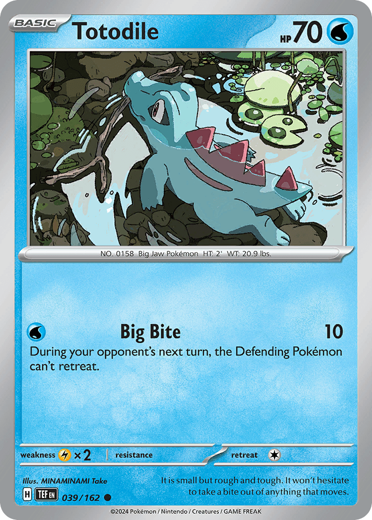 Totodile, 39/162, Standard