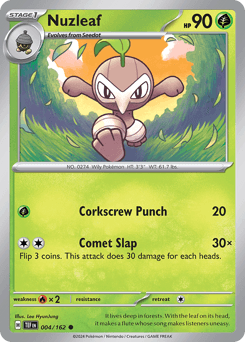 Nuzleaf, 4/162, Standard