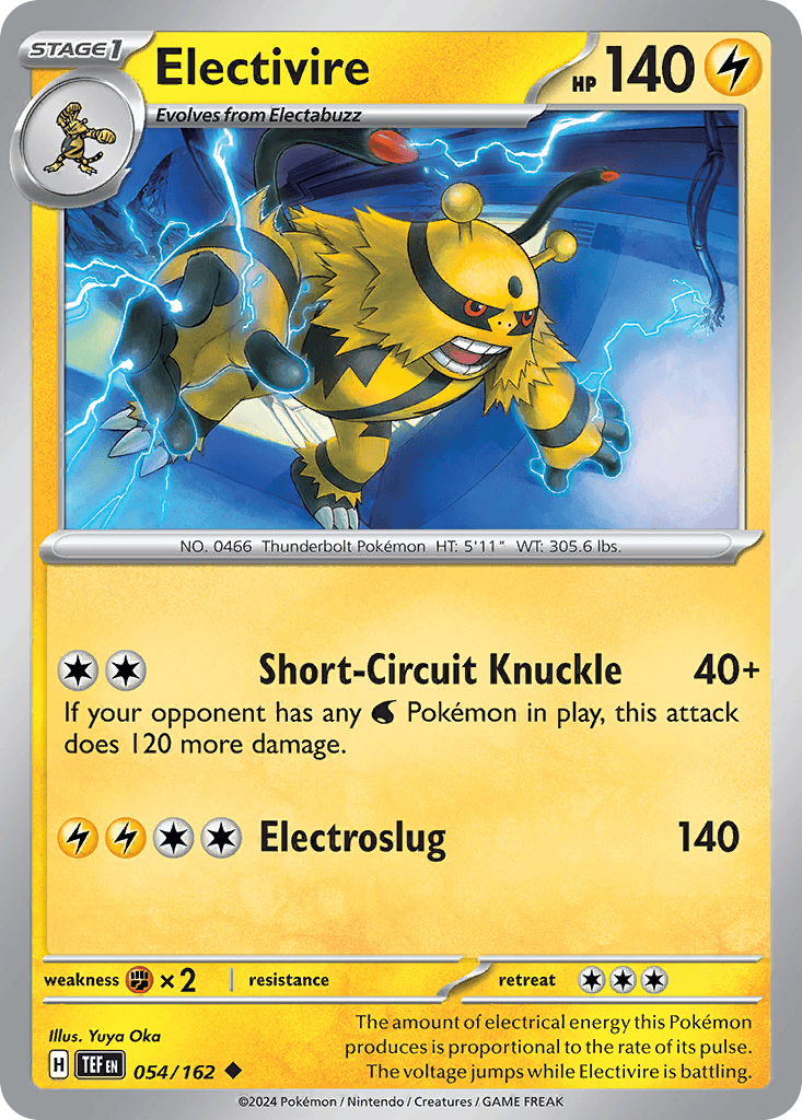 Electivire, 54/162, Standard