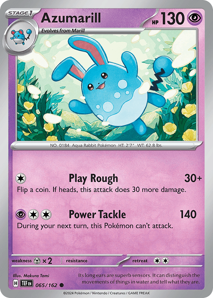 Azumarill, 65/162, Standard