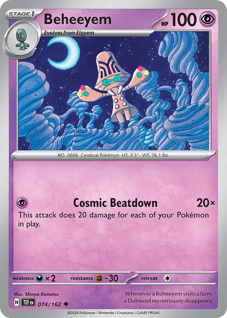 Beheeyem, 74/162, Standard