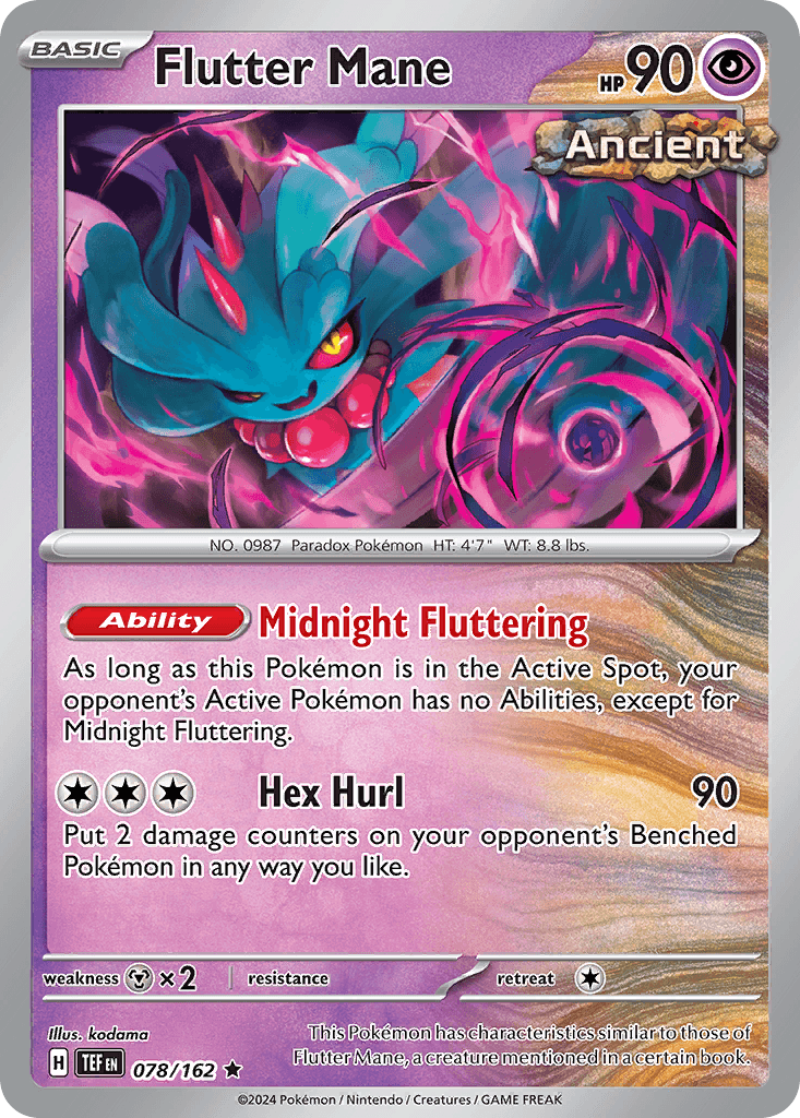 Flutter Mane, 78/162, Standard