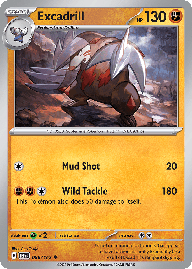Excadrill, 86/162, Standard