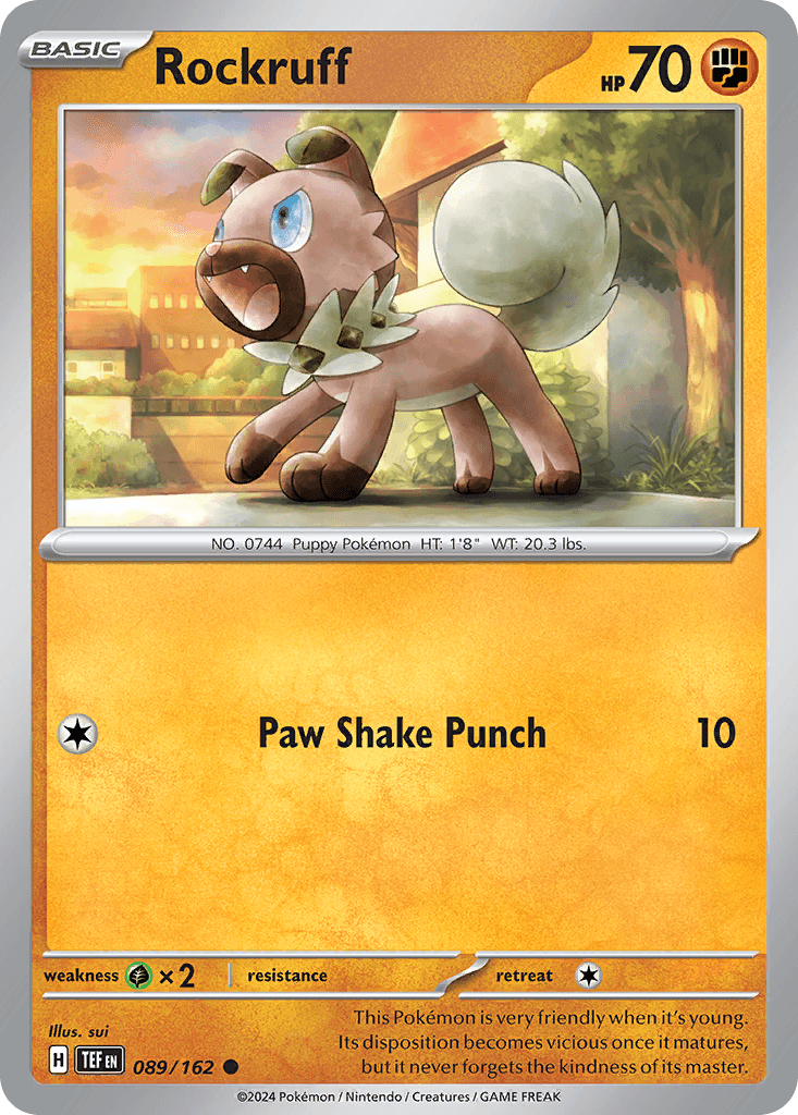 Rockruff, 89/162, Standard