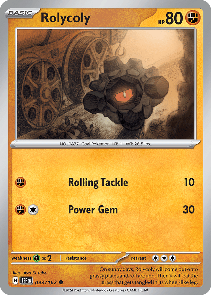 Rolycoly, 93/162, Standard