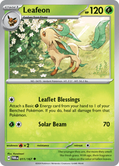 Leafeon, 11/167, Standard