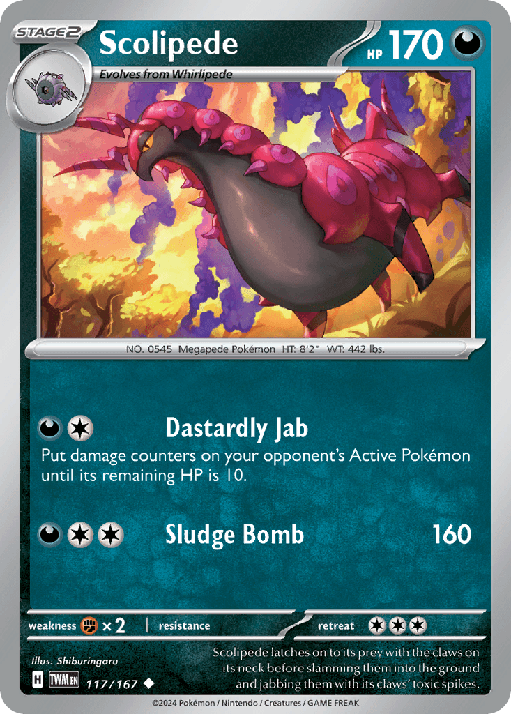 Scolipede, 117/167, Standard