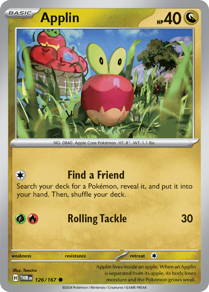 Applin, 126/167, Standard