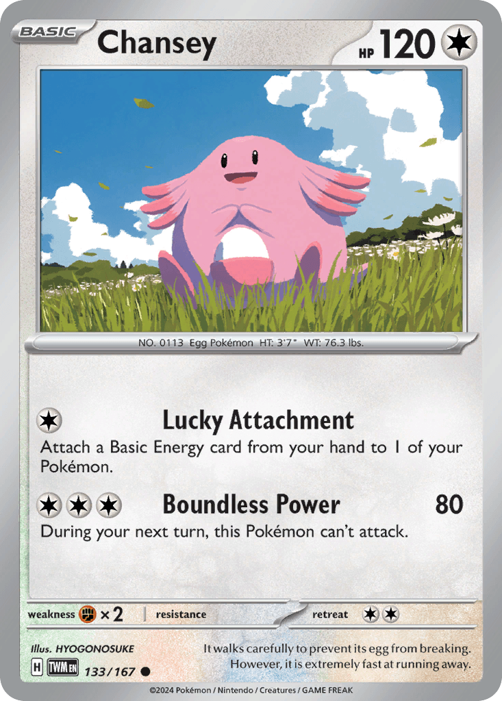 Chansey, 133/167, Standard
