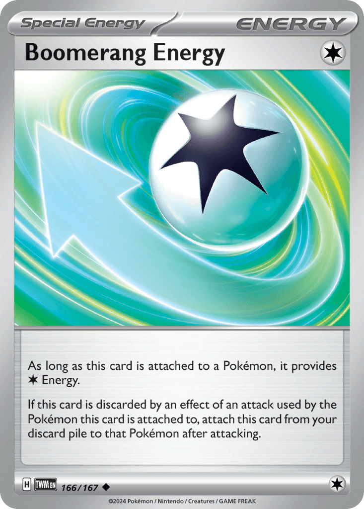 Boomerang Energy, 166/167, Standard