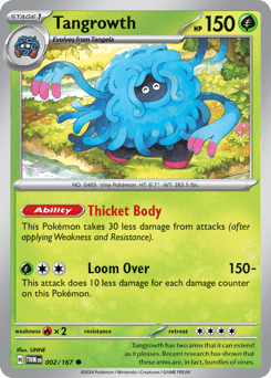 Tangrowth, 2/167, Standard