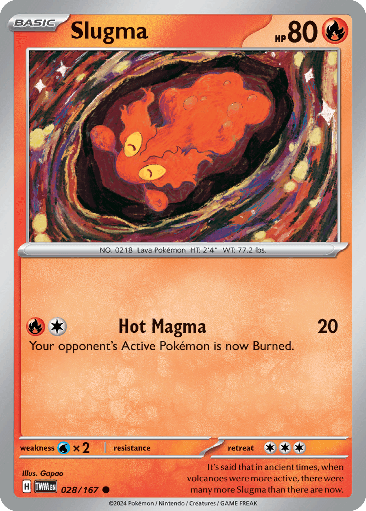 Slugma, 28/167, Standard
