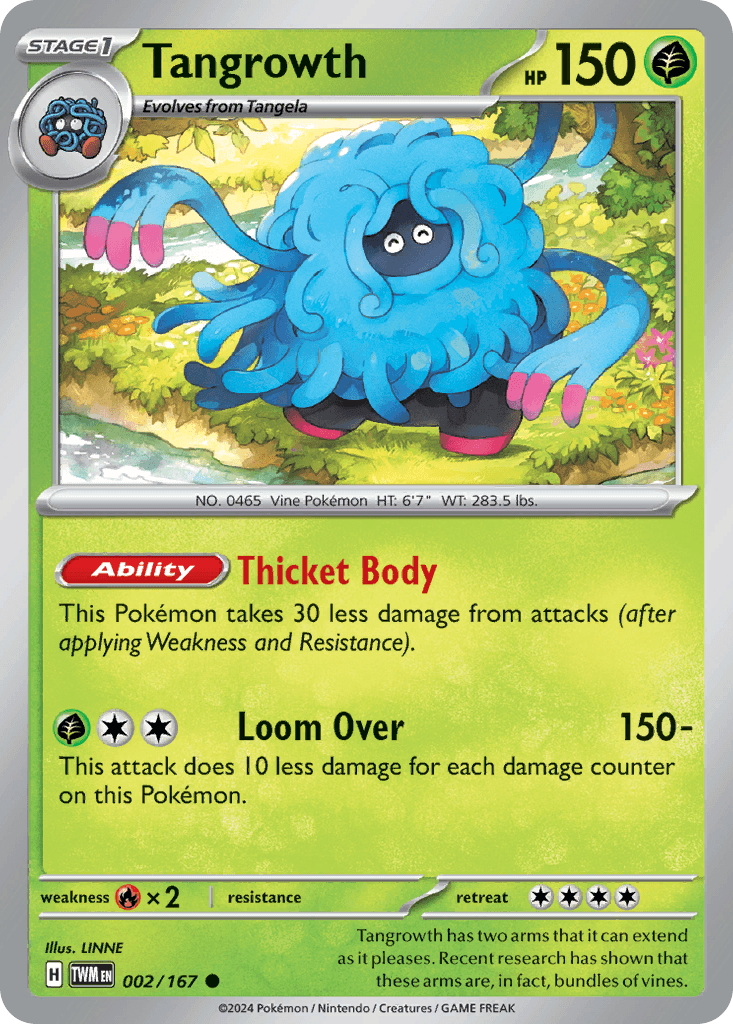 Tangrowth, 2/167, Standard
