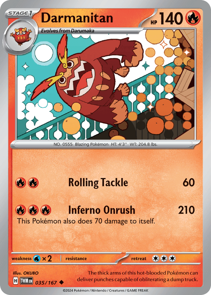 Darmanitan, 35/167, Standard