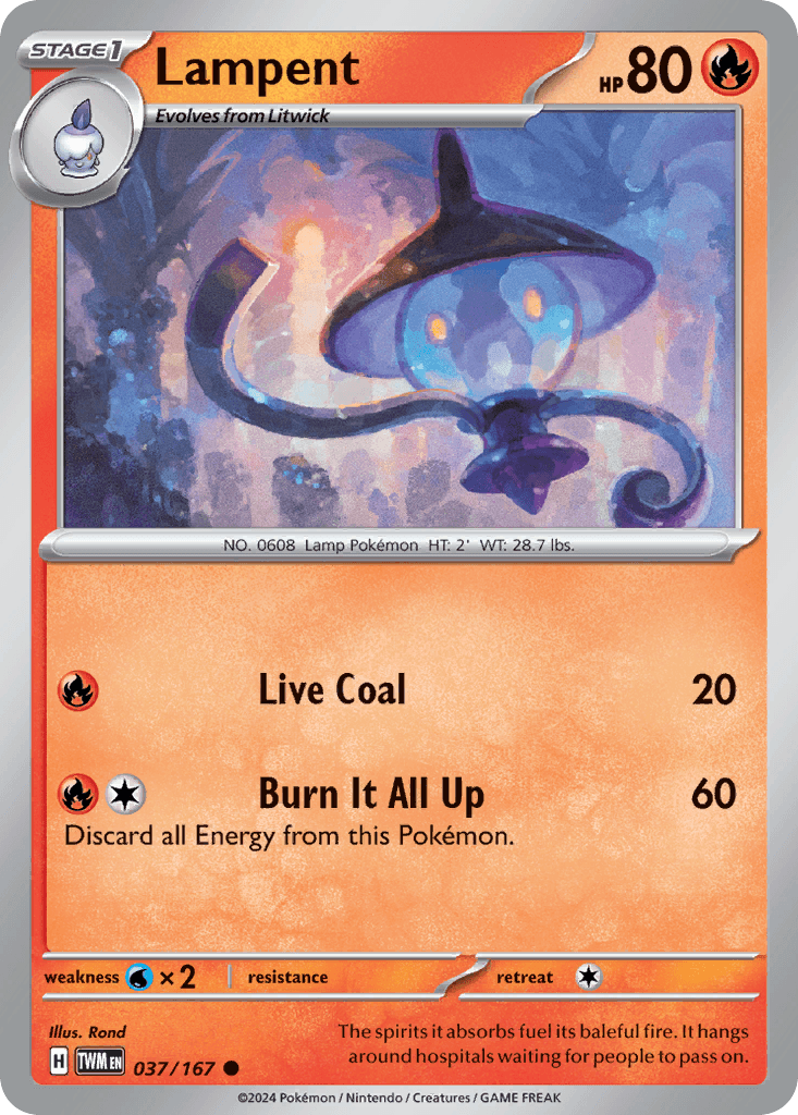 Lampent, 37/167, Standard