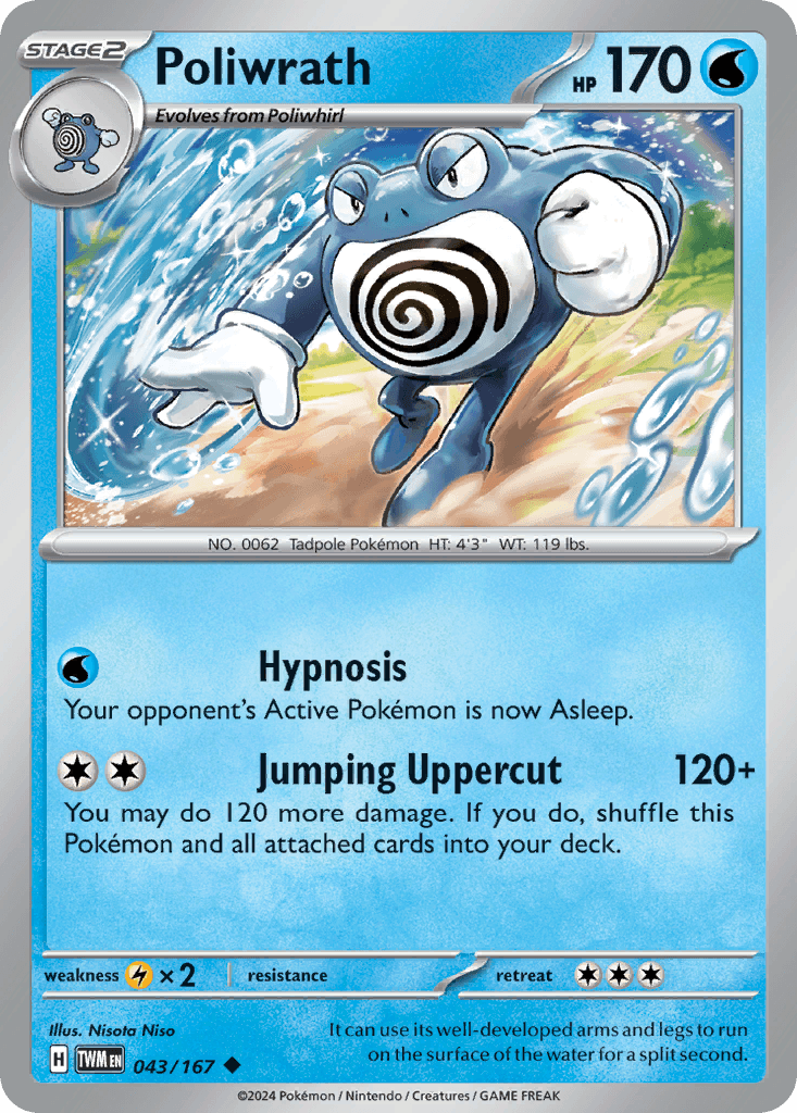 Poliwrath, 43/167, Standard