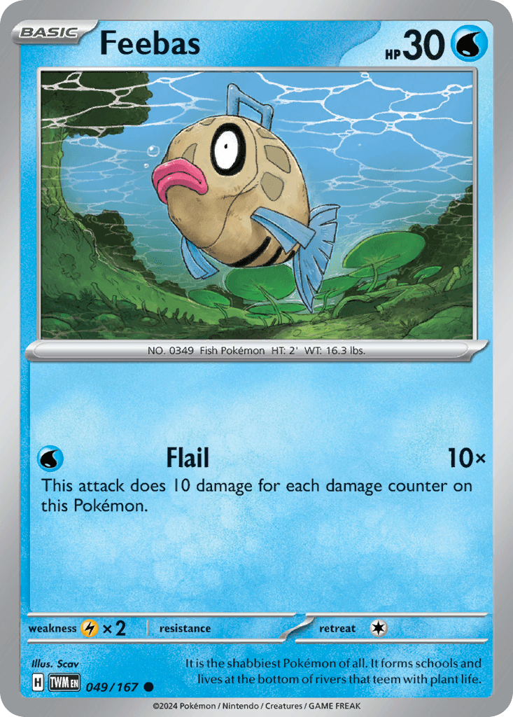 Feebas, 49/167, Standard