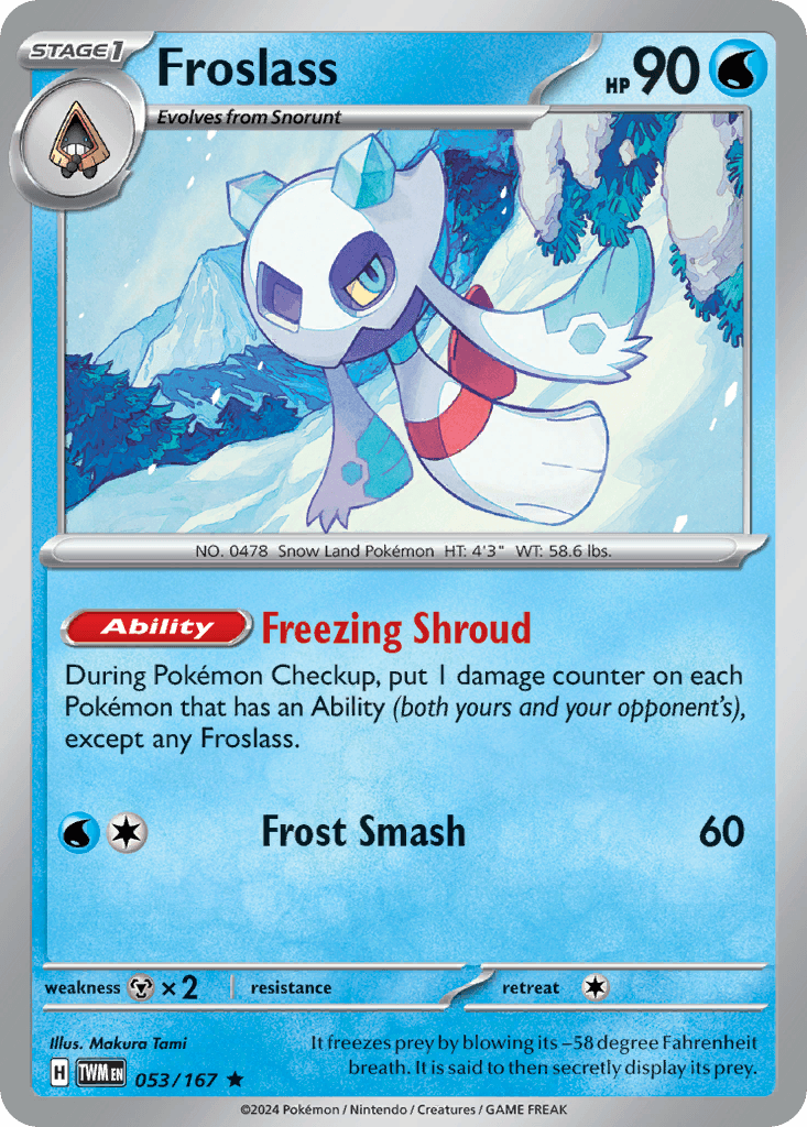 Froslass, 53/167, Standard