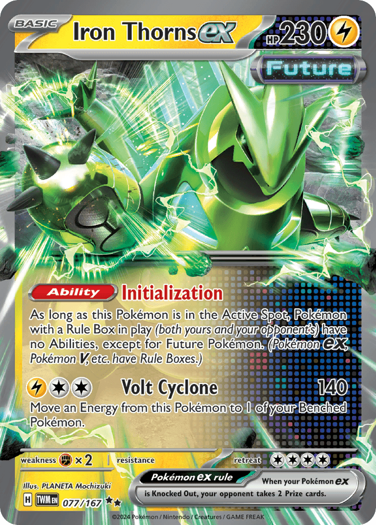 Iron Thorns ex, 77/167, Standard
