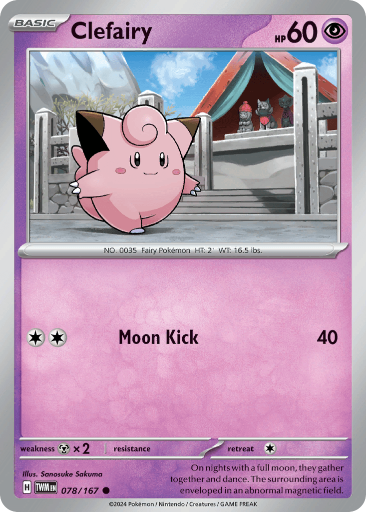 Clefairy, 78/167, Standard