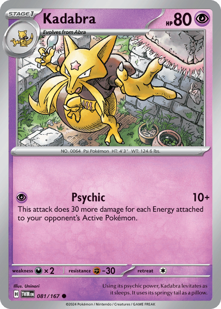 Kadabra, 81/167, Standard
