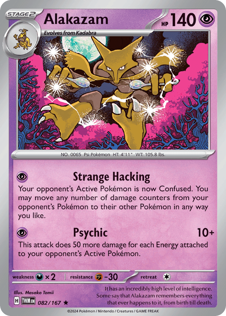 Alakazam, 82/167, Standard