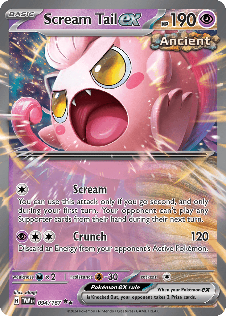 Scream Tail ex, 94/167, Standard