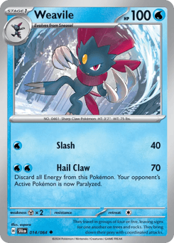 Weavile, 14/64, Standard