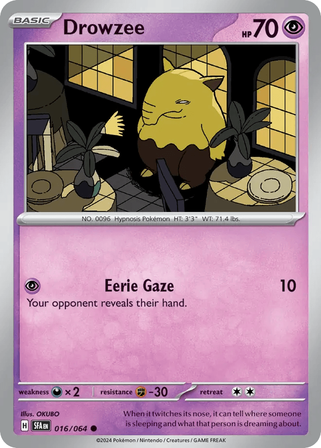 Drowzee, 16/64, Standard