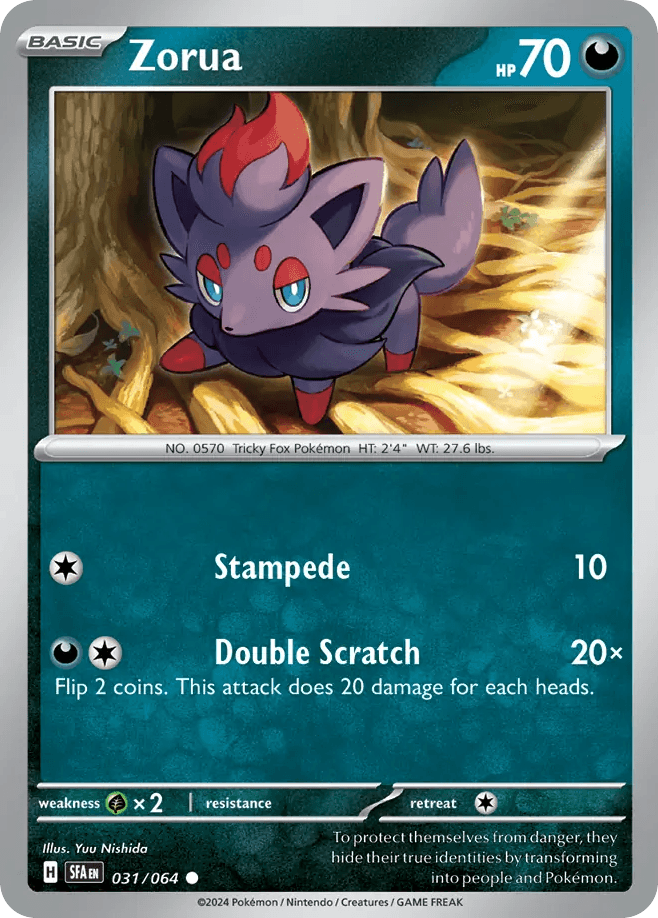 Zorua, 31/64, Standard