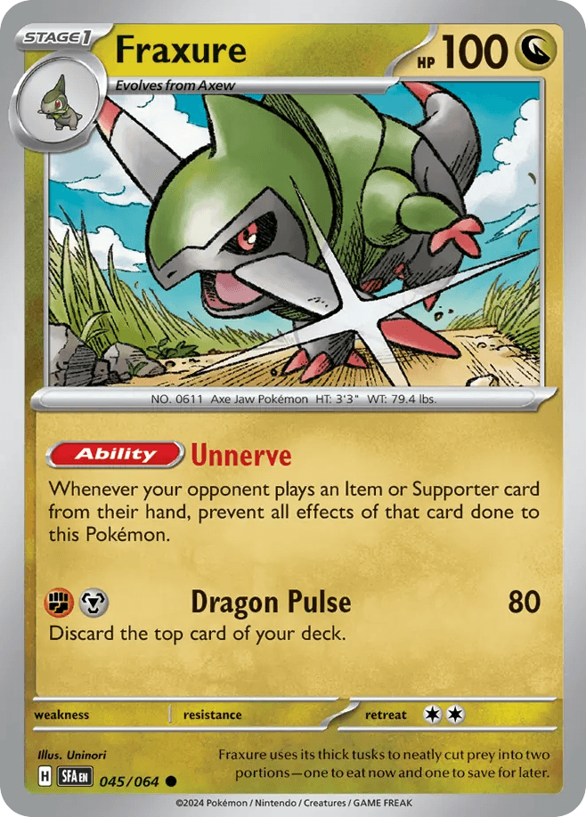 Fraxure, 45/64, Standard