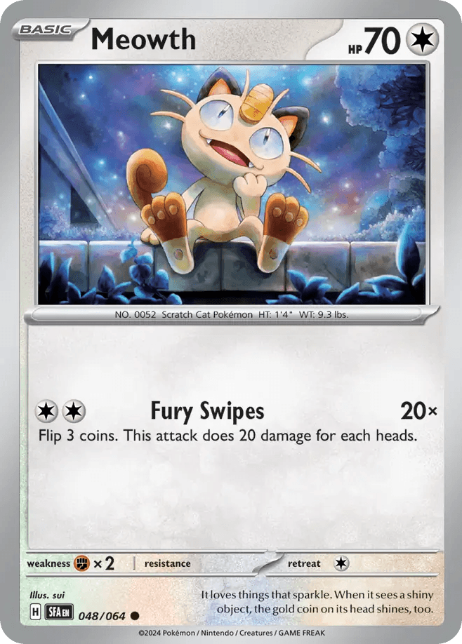Meowth, 48/64, Standard