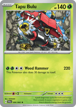 Tapu Bulu, 6/64, Standard