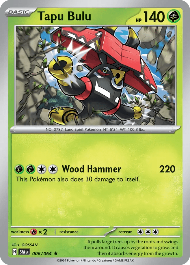 Tapu Bulu, 6/64, Standard