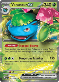 Venusaur ex, 1/142, Standard