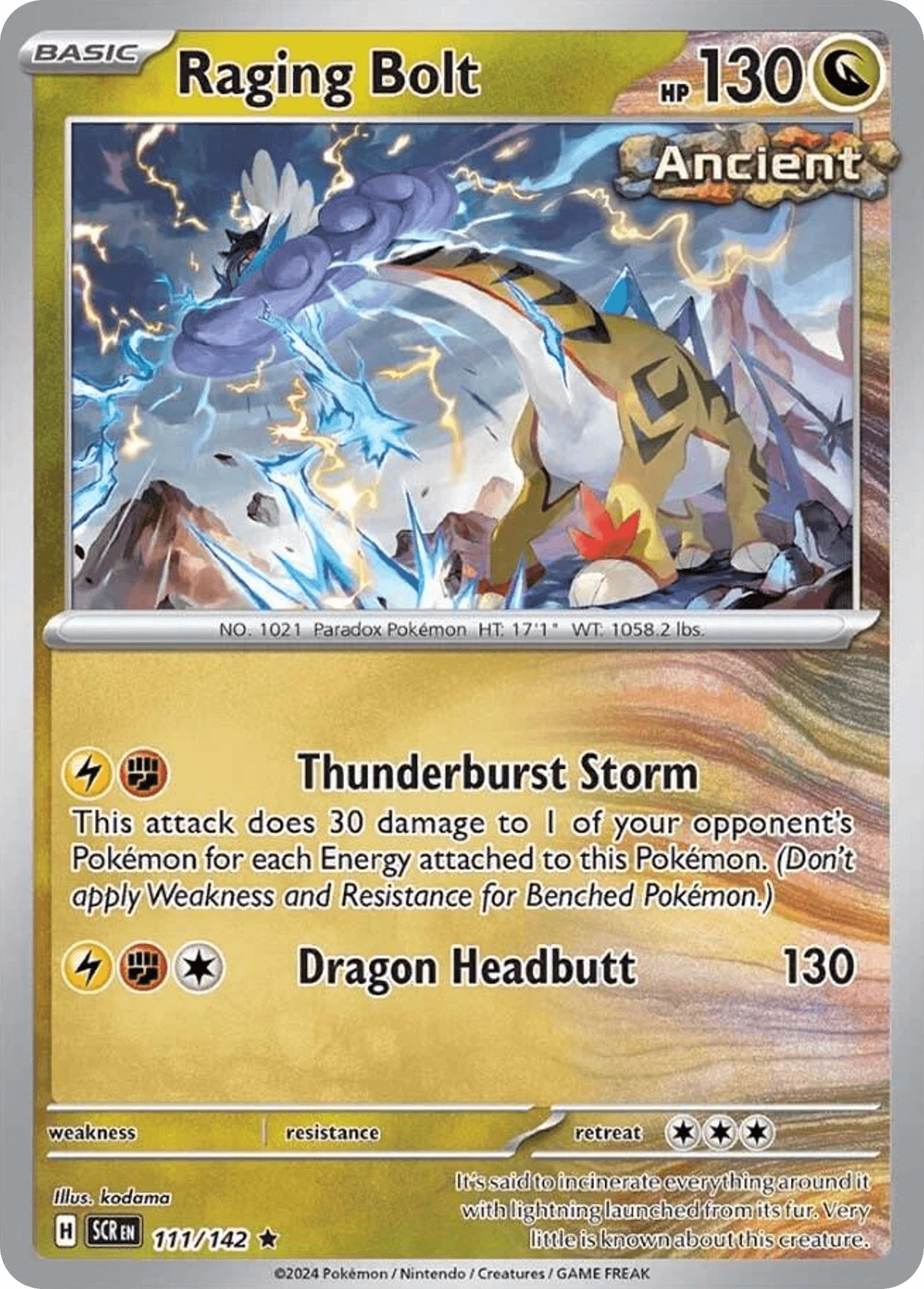 Raging Bolt, 111/142, Standard