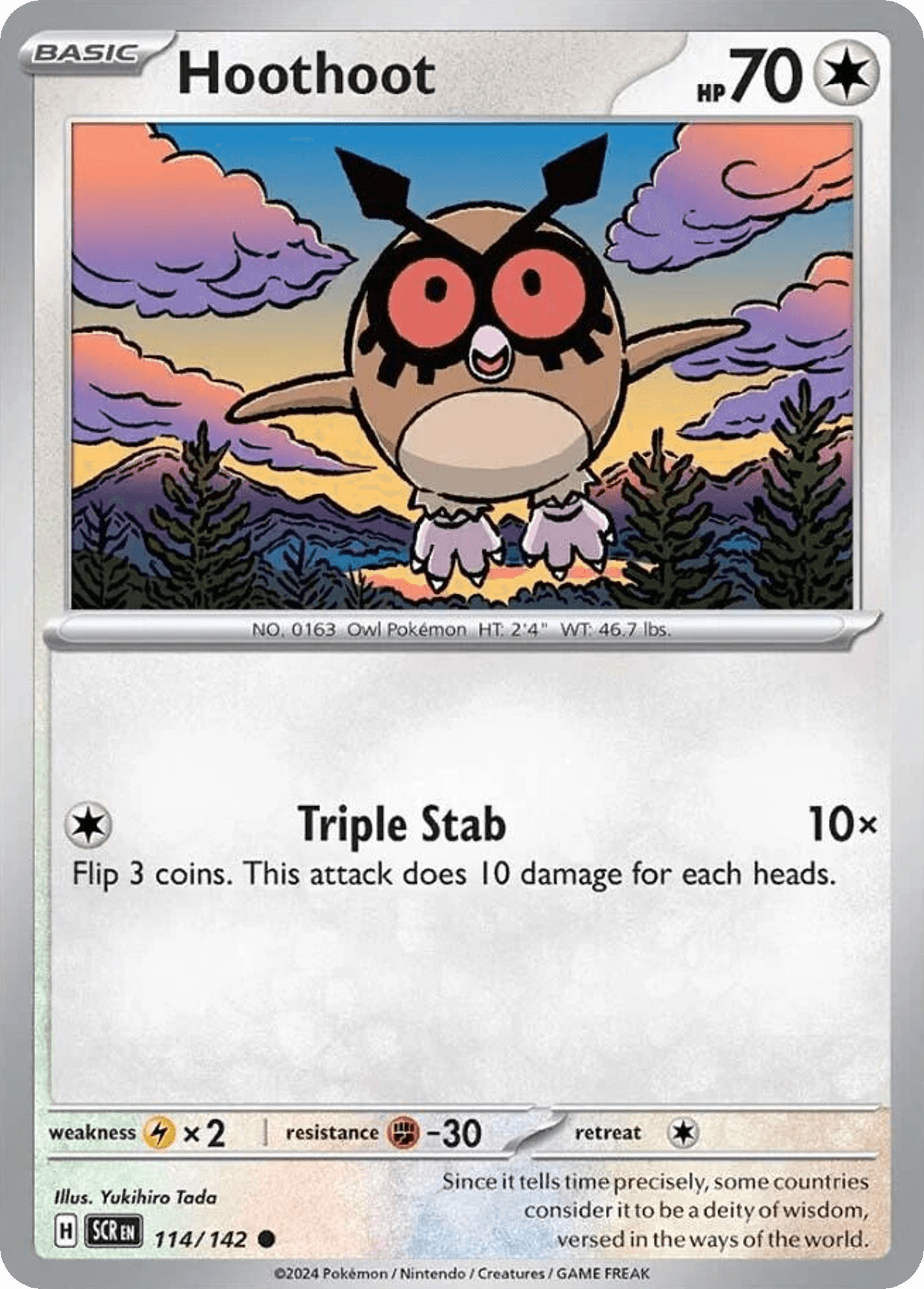 Hoothoot, 114/142, Standard