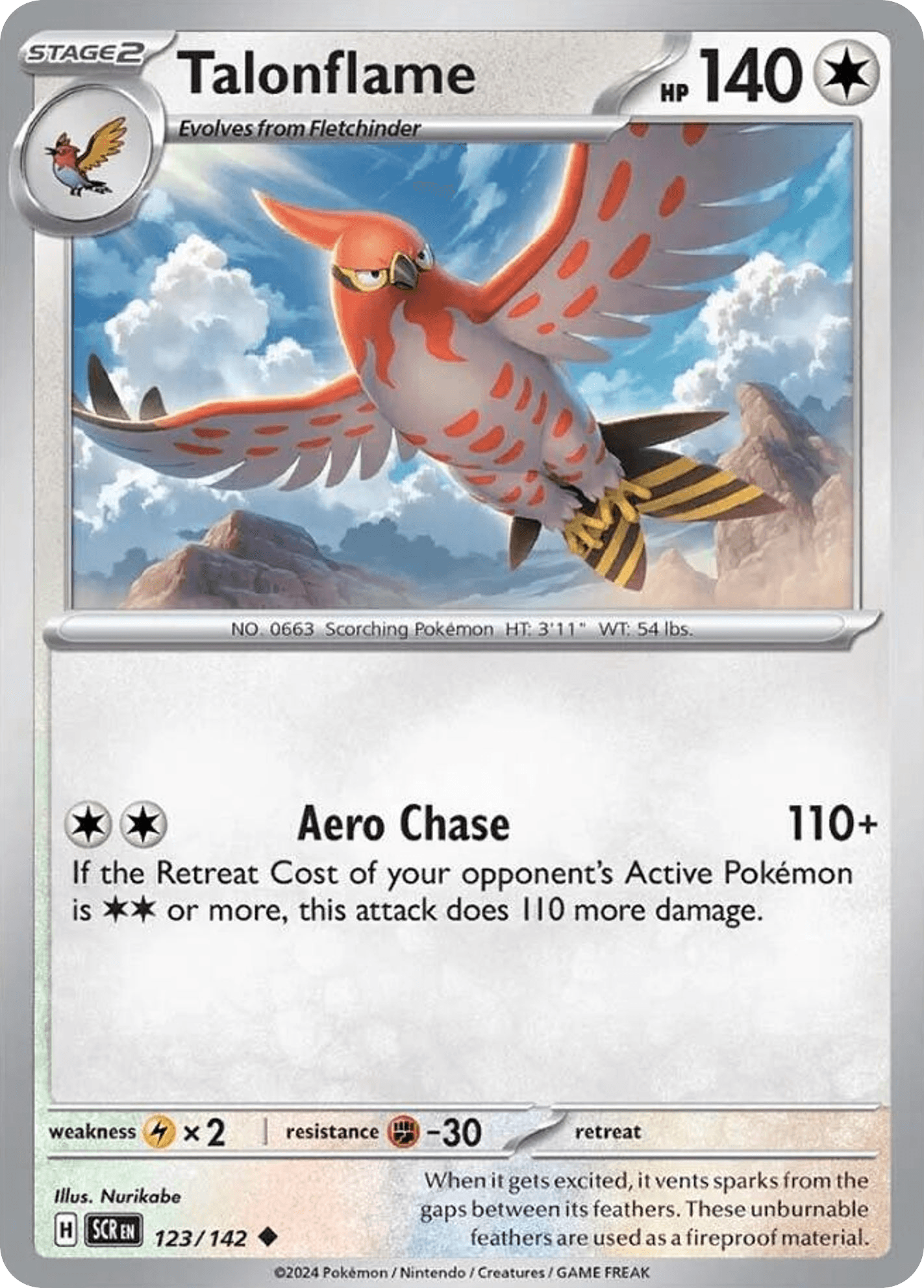Talonflame, 123/142, Standard