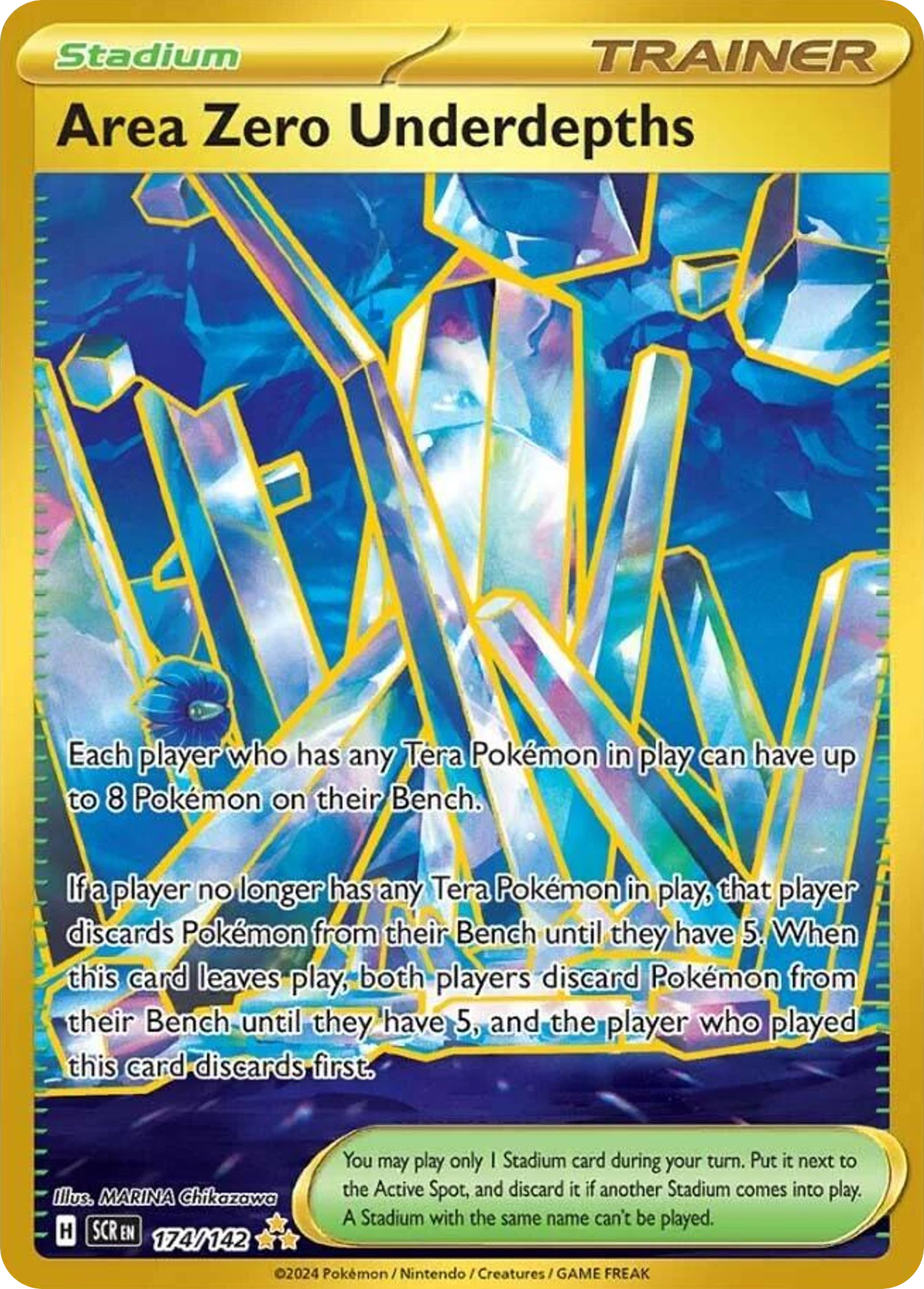 Area Zero Underdepths, 174/142, Standard